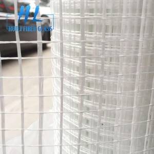 110g 10x10mm white fiberglass mesh roll for mosaic