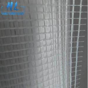 Alkali-resistant fiberglass mesh 4x4mm 80g white color