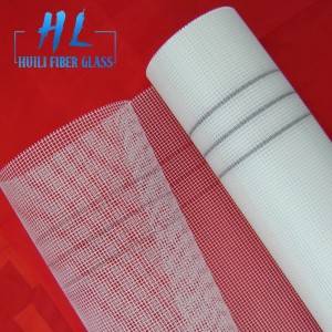 75g 5x5mm white fiberglass mesh fabric
