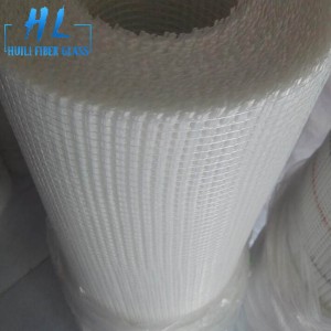 Alkali-resistant fiberglass mesh 4x4mm 80g white color