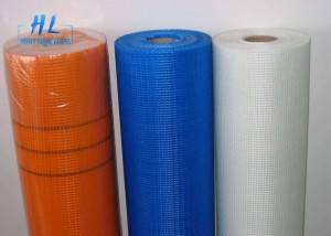 Fiberglass Mesh 5x5mm 110g with different color used for outwall