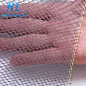 PVC coated fiberglass mosquito mesh window screen netting