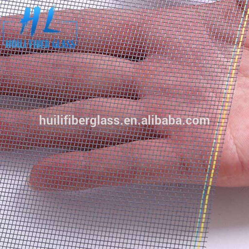 Fire resistant fiberglass plisse bug or insect screen wire mesh