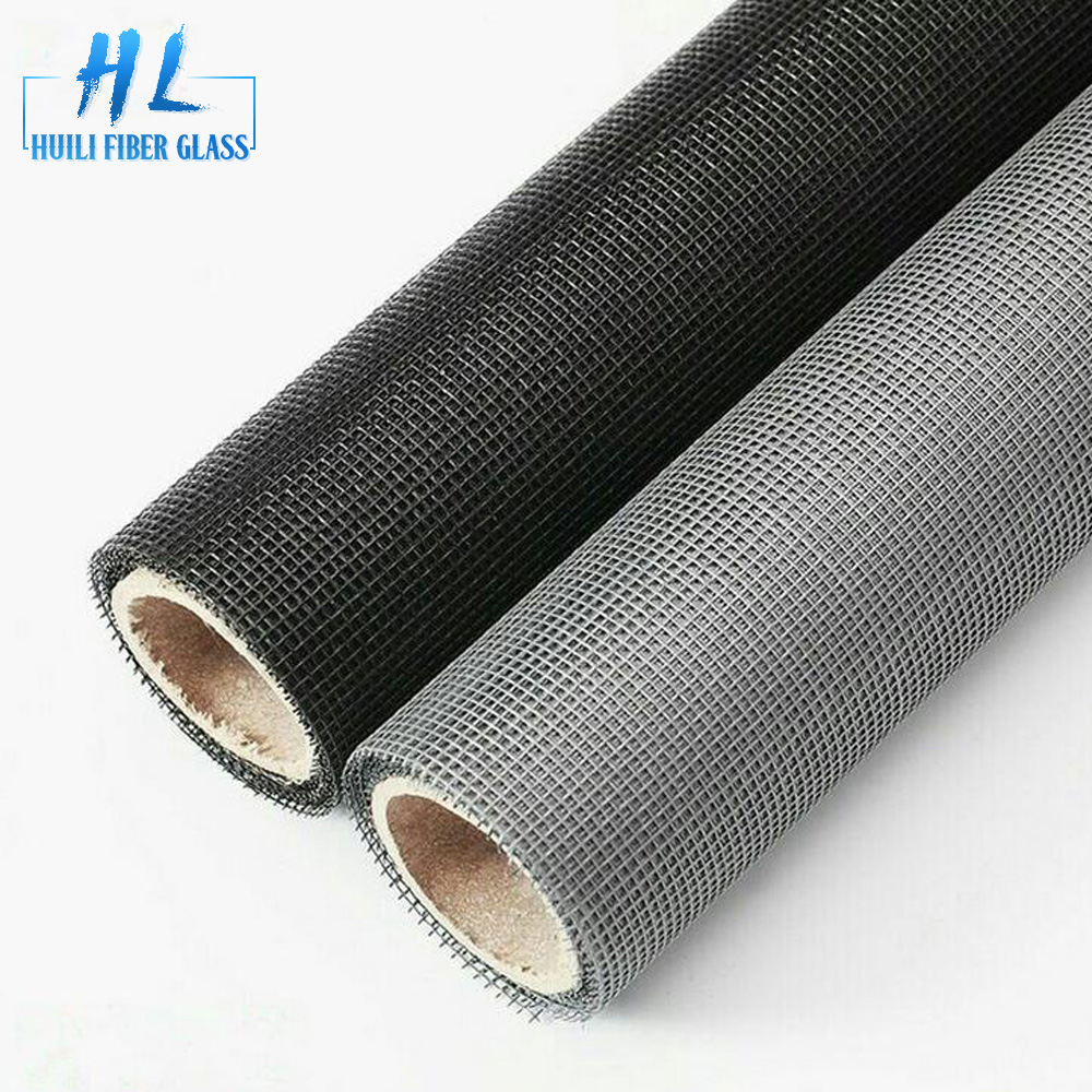 Good View Black Color Fiberglass Material Window Insect Fly Screen Mesh