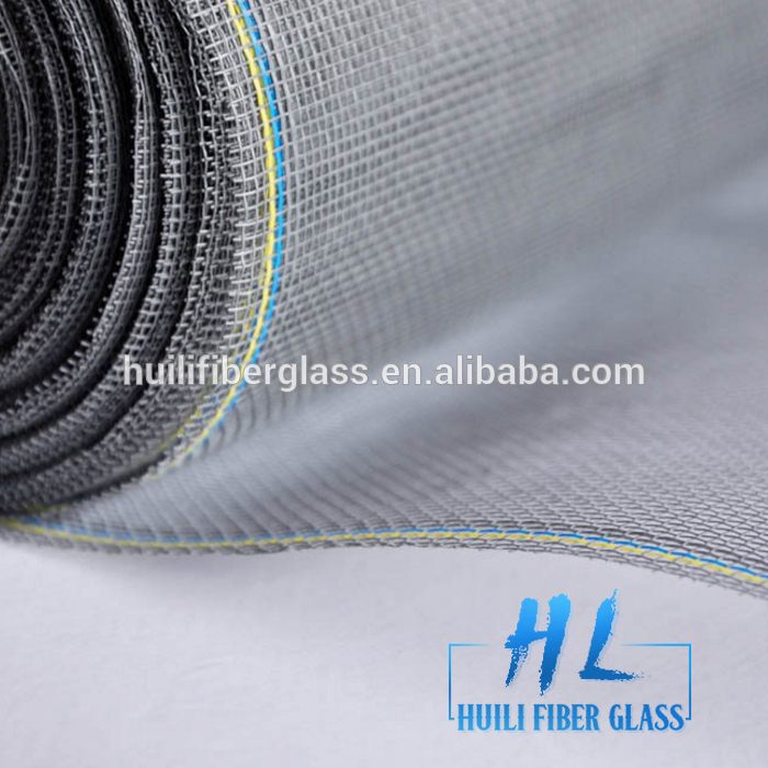 Huili Grey/black color fiberglass window screen fly screen