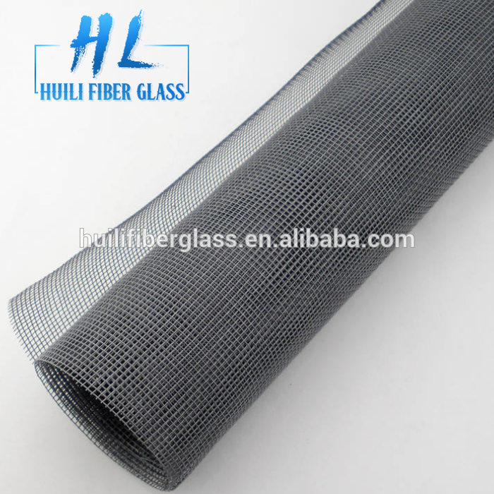 Huili Grey/black color fiberglass window screen/insect screen dubai