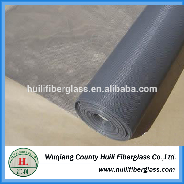 Huili hot sale factory price PVC Coated Alkaline-resistant insect screen/fly screen/colored fiberglass window screens