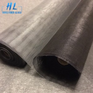 3.0m x 30m Grey PVC Coated Fibegrlass Window Insect Screen For Anti Mosquito