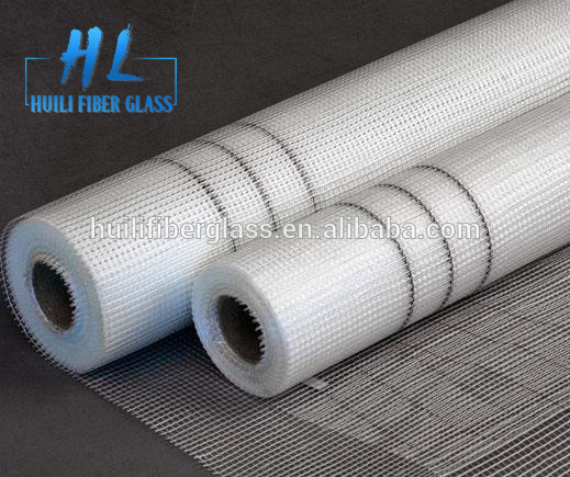 Unha dirección !!!  Tecido de malla de fibra de vidro 145/160g para enlucido Provedor de malla de fibra de vidro