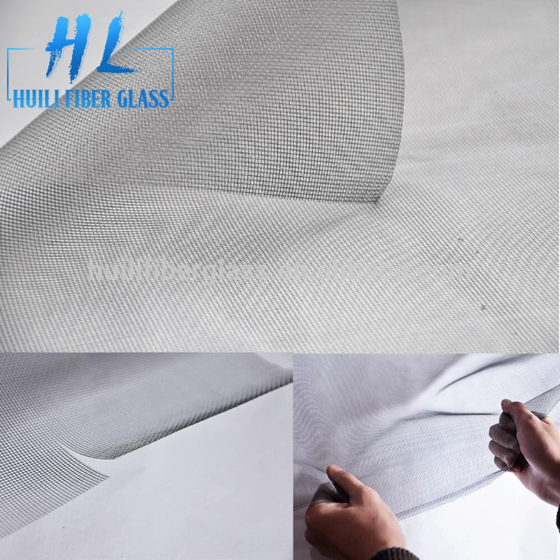 Mosquitera de fibra de vidro de tecido liso/mosquitera de fibra de vidro transparente/mosquiteras