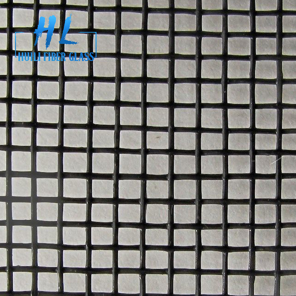 plain woven pvc coated fiberglass mosquito insect screen for window