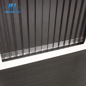 2.0m x 30m Grey Polyester Pleated Window Insect Screen