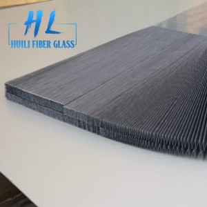 3m Width Polyester Retractable Pleated Insect Mesh Screen for Sliding Doors