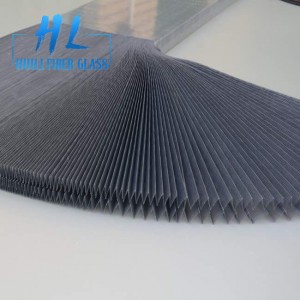 3m Width Polyester Retractable Pleated Insect Mesh Screen for Sliding Doors