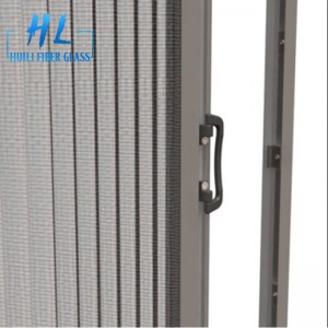 Folded insect screen mesh pleated mosquito screen