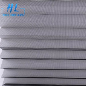 Pleated mesh for folding screen door /Pleated Polyester Mesh/Plisse mosquito net