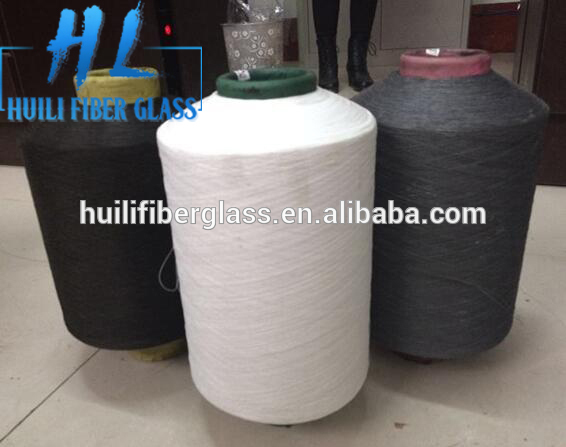 PVC coated E-glass fiberglass yarn