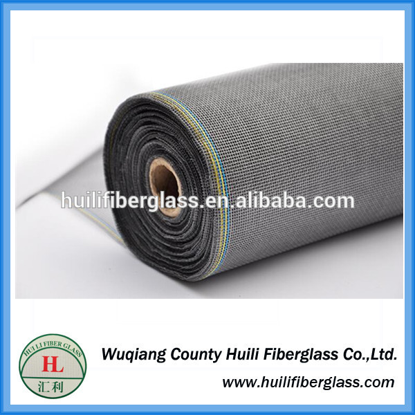 Mosquitera de fibra de vidre de 30 m de llarg de teixit lli recobert de PVC
