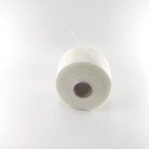 Alkaline Resistant Fiberglass Self Adhesive Mesh Tape For Plasterboard Jointing