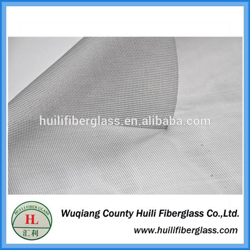 tela de inseto de fibra de vidro cinza prata 18 × 16 tela de mosquiteiro de fibra de vidro