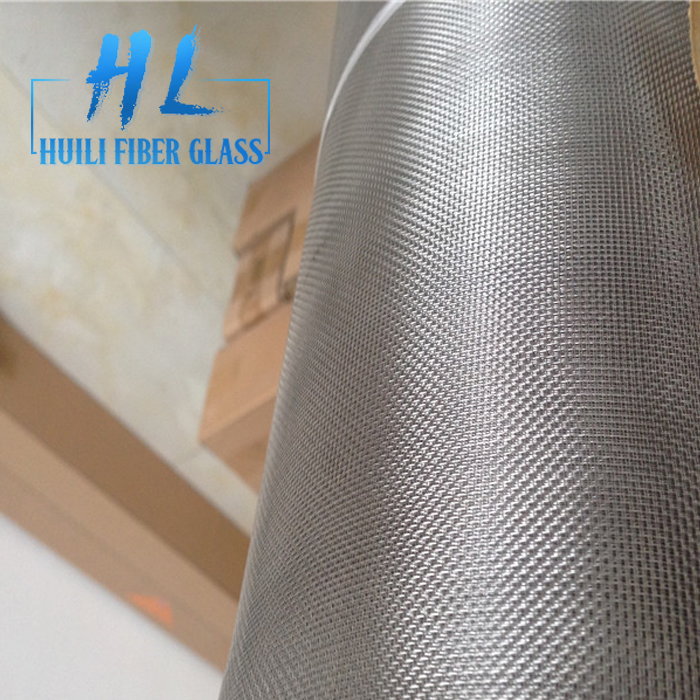 SS 304 plain Weave stainless steel window insect screen/stainless steel wire mesh