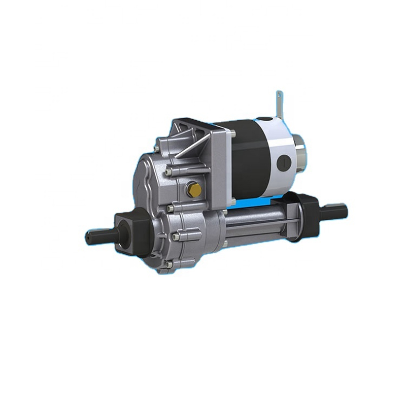 Transaxle With 24v 400w DC Motor for Cleaning Machine And Trolley Featured Image