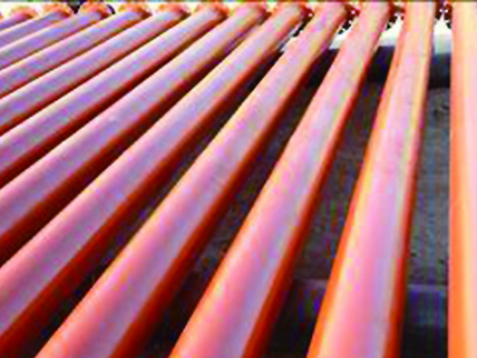 Ceramic-lined steel pipe