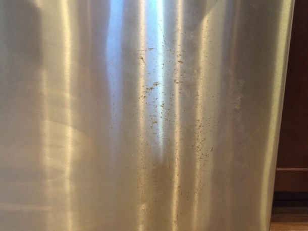 How to deal with stainless steel rust spots?