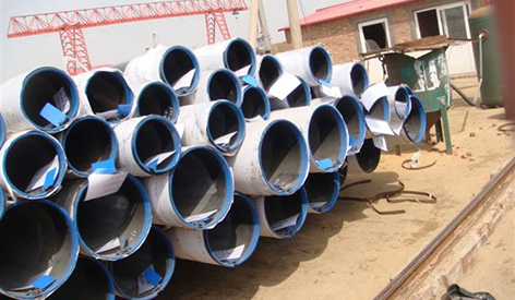 Large seamless steel pipe details