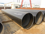 What is the stress condition of spiral steel pipe during the extrusion process