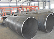 Spiral steel pipe accumulation requirements