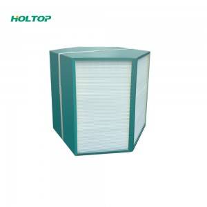 Compacte HRV High Efficiency Top Port Verticale Warmteterugwinning Ventilator