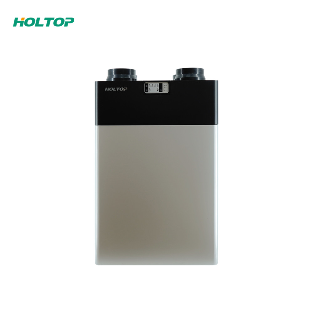 Kompakter HRV-Hocheffizienz-Vertikal-Wärmerückgewinnungsventilator mit oberem Anschluss Ausgewähltes Bild