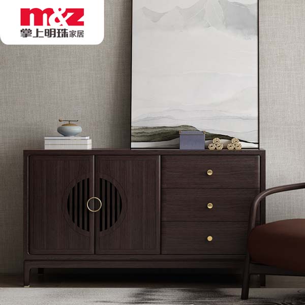 Popular Design for Modern Dining Set - Classic Chinese Black Wood Sideboard 81C201 – M&Z