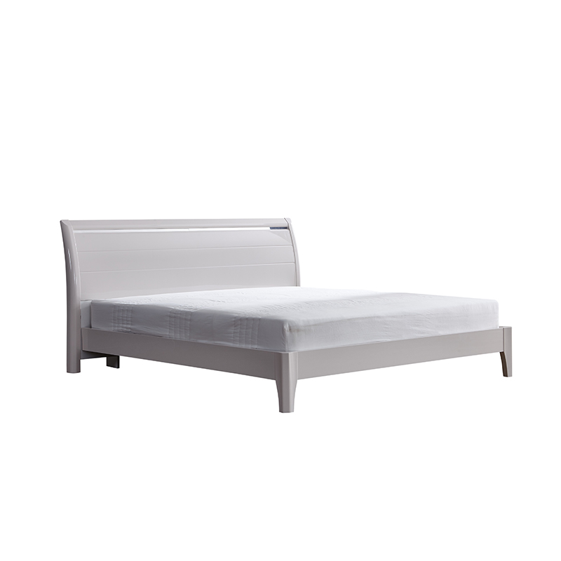 Online Exporter 62A103a White High Glossy Sleigh Bed