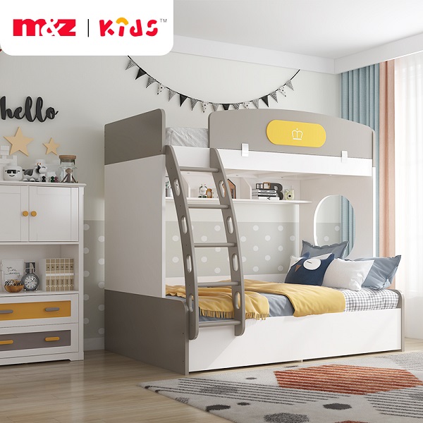 children’s furniture company-mdf children’s furniture supplier-bunk bed double twin kids desk bunk bed loft bed safe ecologically clean | M&Z ET0602