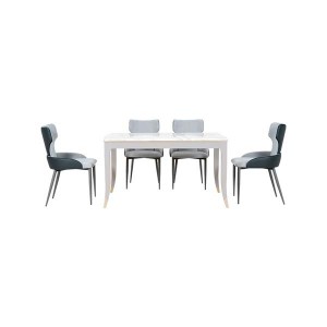 mdf furniture factory-painted furniture suppliers- Marble Dining Table And Chairs wood dining table | M&Z 84F101