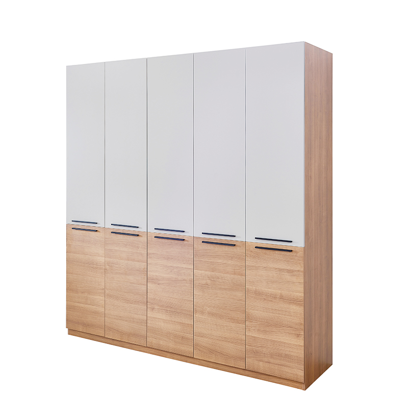 wardrobe factories-bedroom furniture manufacturers list-modern wardrobe mdf cabinet birch grain melamine | M&Z 68B102