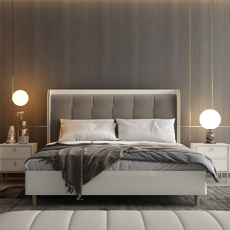 wholesale bed frame companies-china soft bed-modern bed frame upholstered bedroom set | M&Z 79A102
