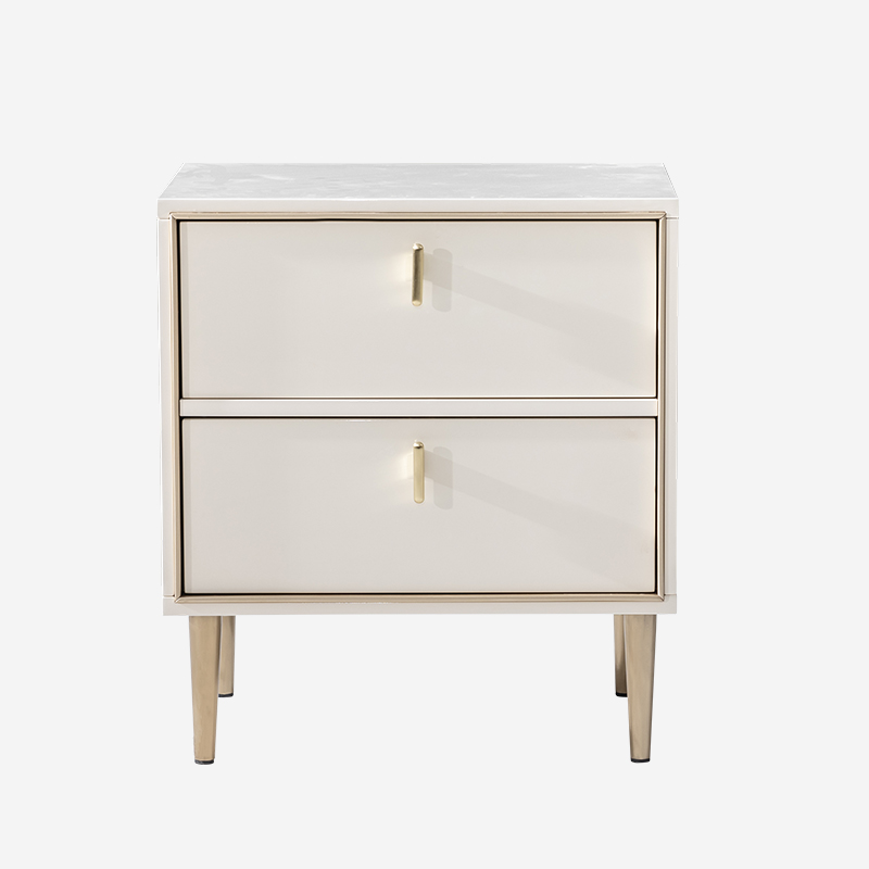 italian high gloss furniture manufacturers-youth bedroom furniture manufacturers-painted bedside table bed nightstand white and gold nightstand | M&Z 79A402
