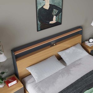 bed frame manufacturer-wholesale bed frames manufacturers-scandinavian nordic style wooden ottoman bed frame 83A101