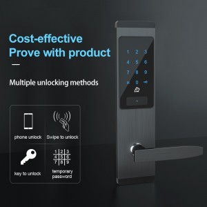 China wifi remote safe gate manufacturer TTlock app smart pin number keypad code combination keyless password digital door lock