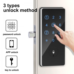 Security Electronic APP Door Lock  WIFI Smart Touch Screen Lock Digital Code Keypad Deadbolt For Home Hotel Apartment deadlatches Locks