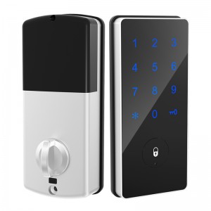 ආරක්ෂිත ඉලෙක්ට්‍රොනික APP දොර අගුල WIFI Smart Touch Screen Lock ඩිජිටල් කේතය Keypad Deadbolt For Home Hotel Apartment Deadlatches Locks