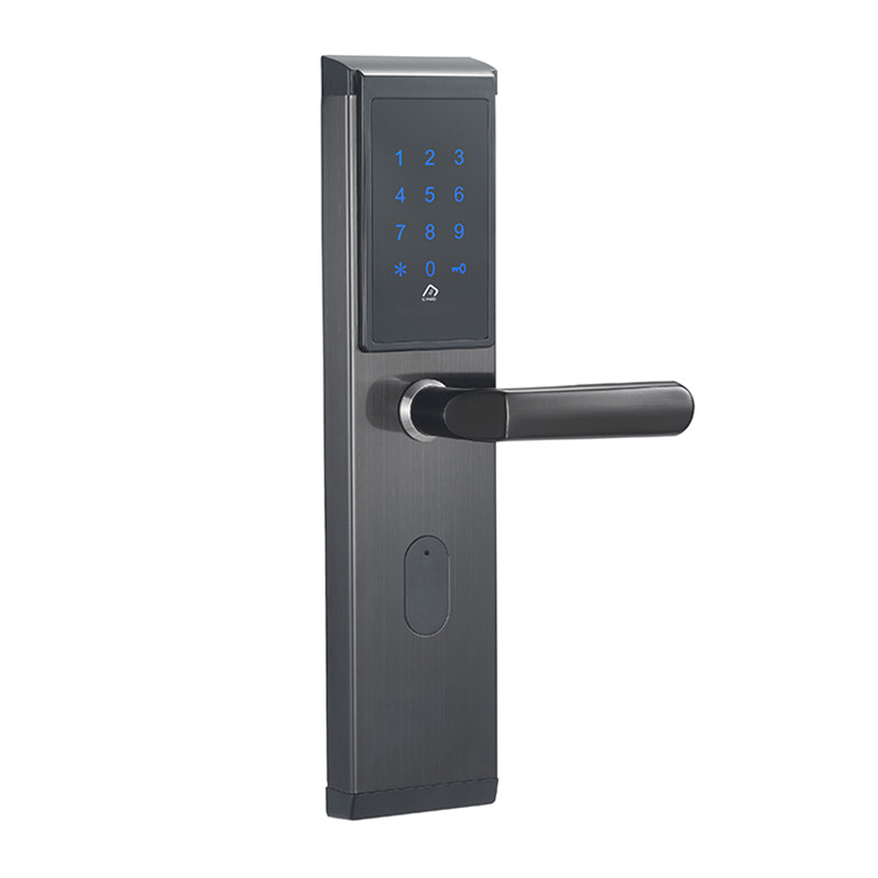Short Lead Time for Lock For Gate - Mechanical Password Door Lock Deadbolt Code Lock Combination Lock touch lock passcode copper matte black  door keypad entry – Rixiang