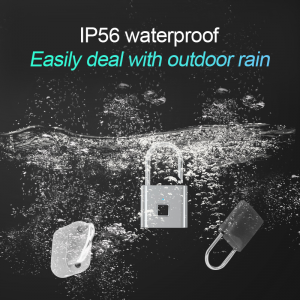 Fingerprint Pad Lock Keyless IP67 Waterproof Warehouse Door Lock