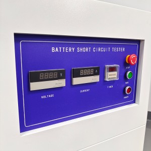 PLC touch screen battery safety tester Battery Short Circuit Test Machine