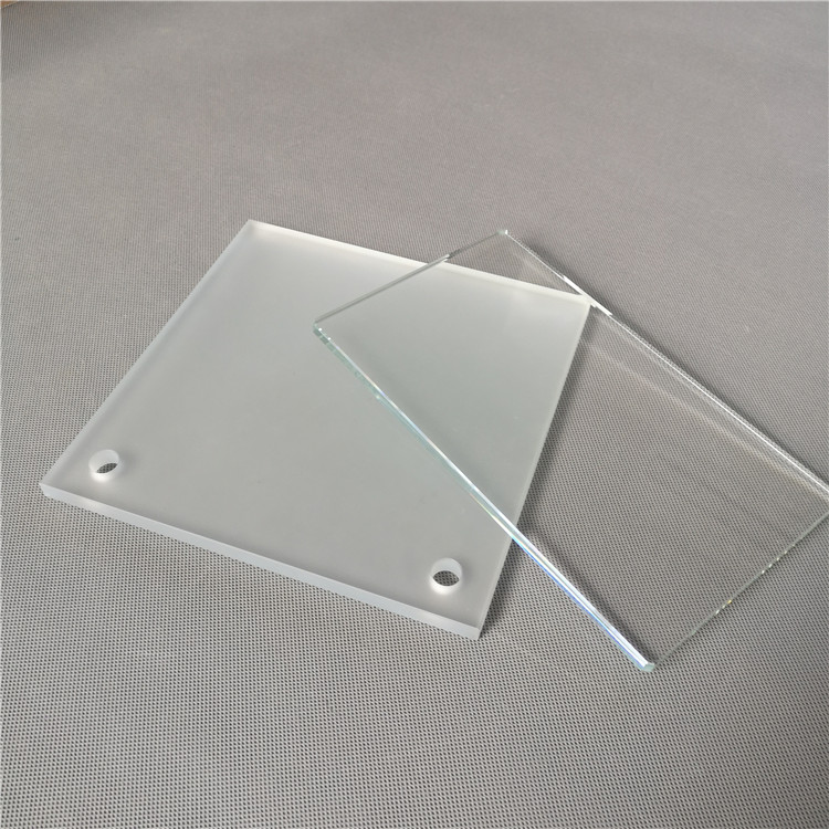 Good Quality 12mm Clear Toughened Glass - Custom acid etched glass,frosted glass,sandblasting glass – Hopesens glass detail pictures