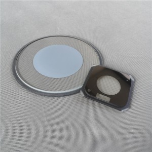Recessed glass,step milling glass for lighting and decoration