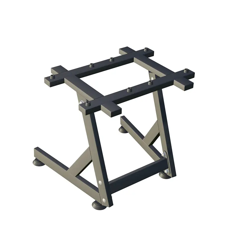 Weight adjustable dumbbell lifting set frame